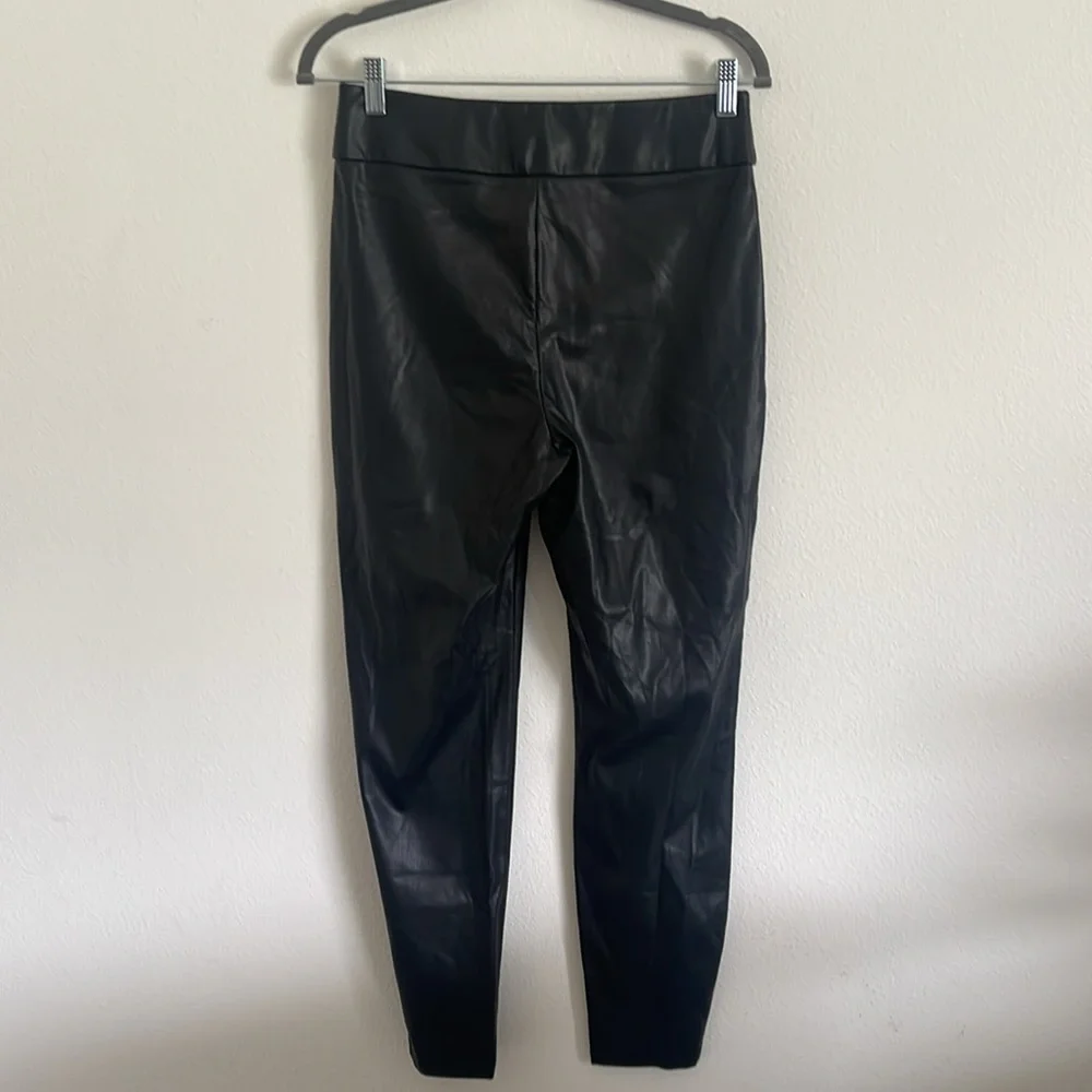 JCrew Faux Lwather leggings Sz Small